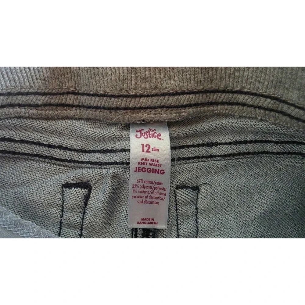 Justice Girl's Jeggings Size 12 READ Description